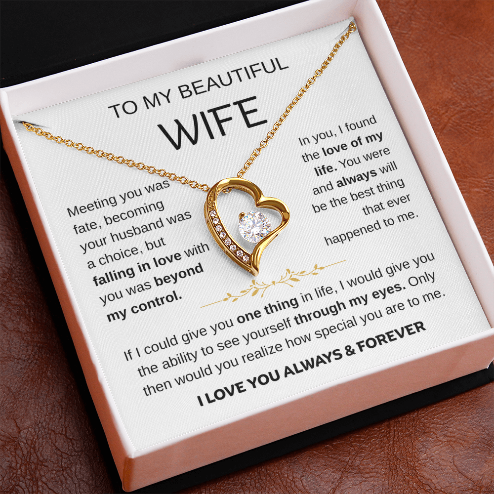 To My Wife – Love of My Life Necklace