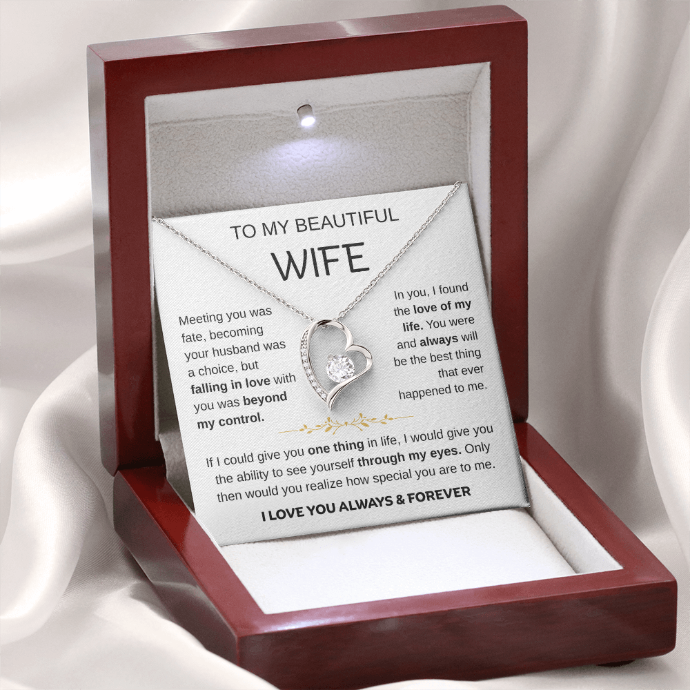 To My Wife – Love of My Life Necklace