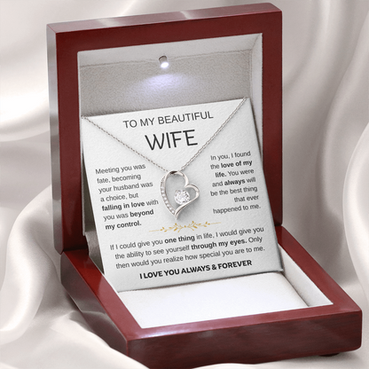 To My Wife – Love of My Life Necklace