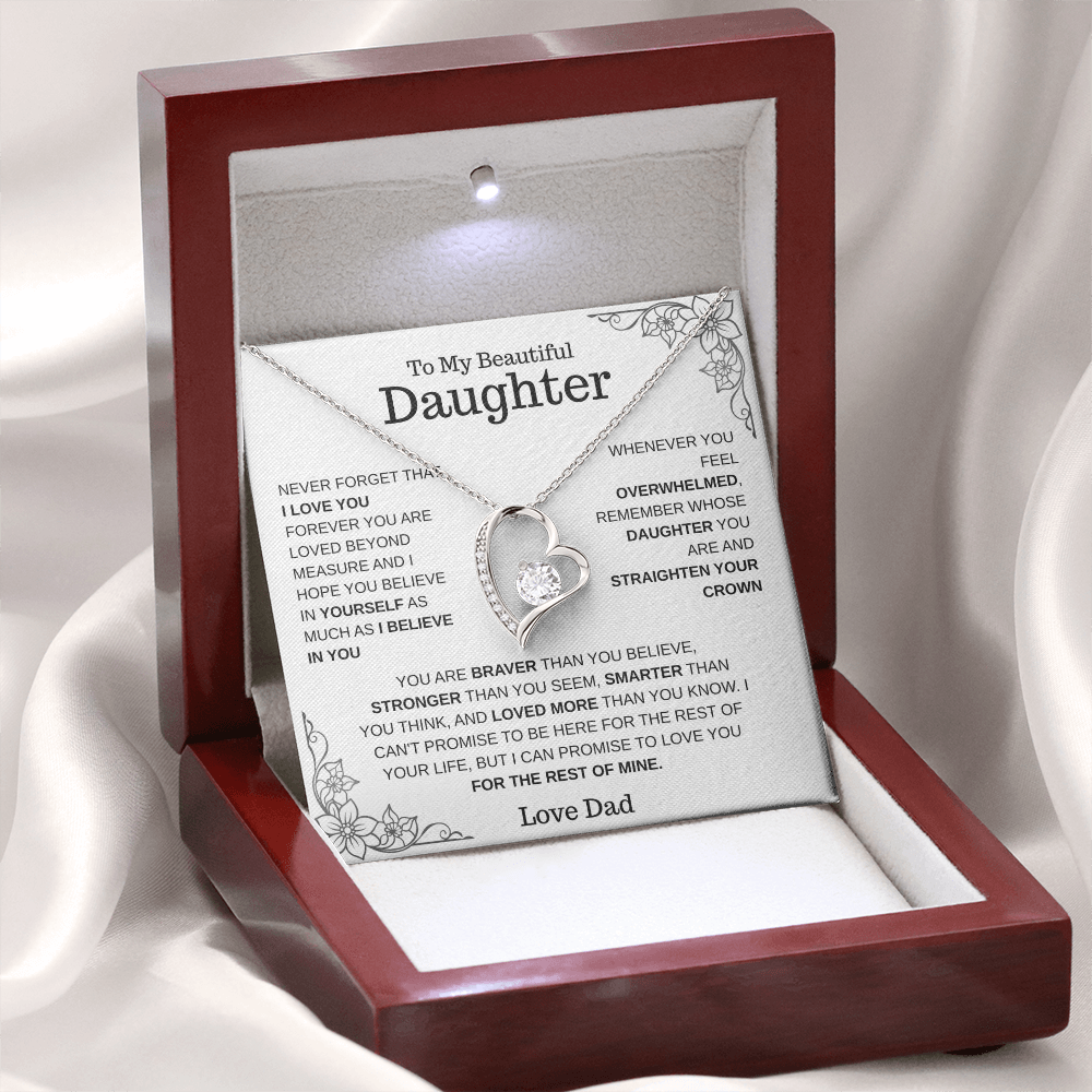 To My Daughter – Love You Forever Necklace