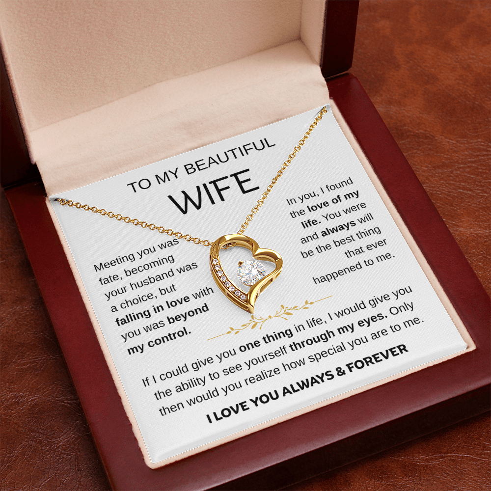To My Wife – Love of My Life Necklace