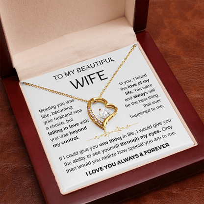 To My Wife – Love of My Life Necklace