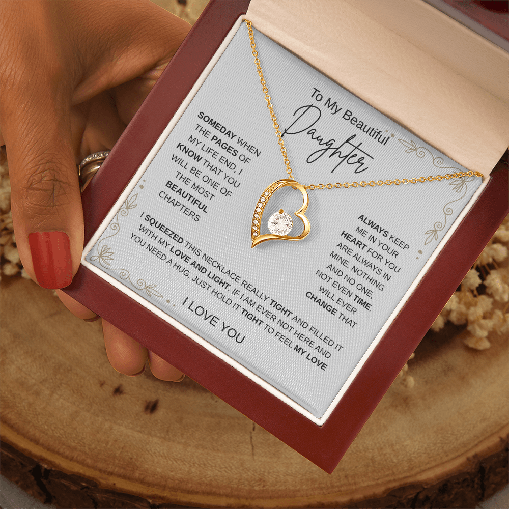 To My Daughter – Love You Forever Necklace