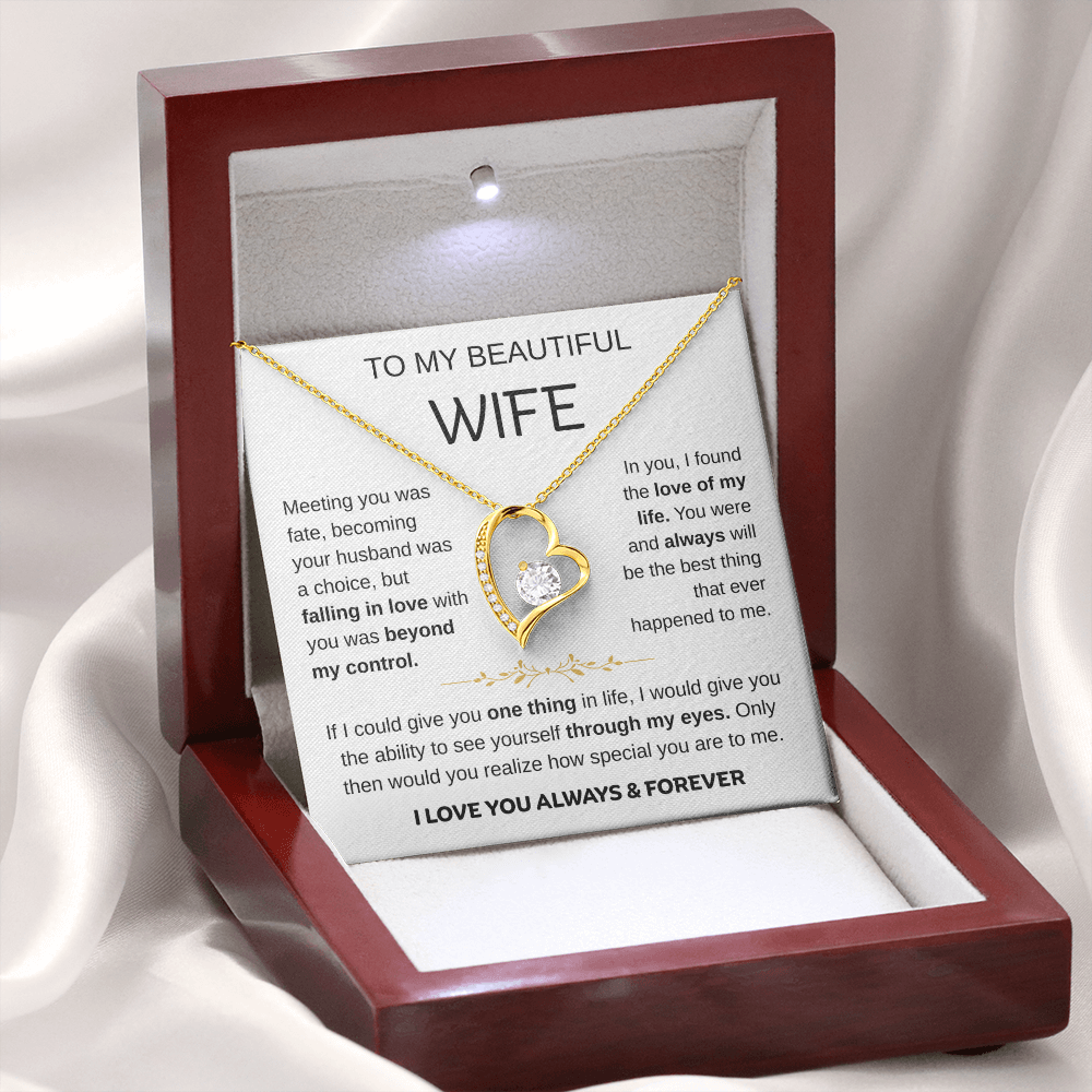 To My Wife – Love of My Life Necklace
