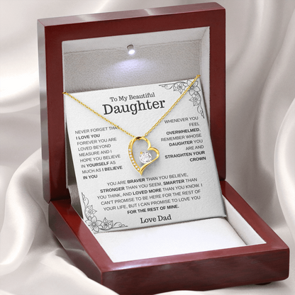 To My Daughter – Love You Forever Necklace