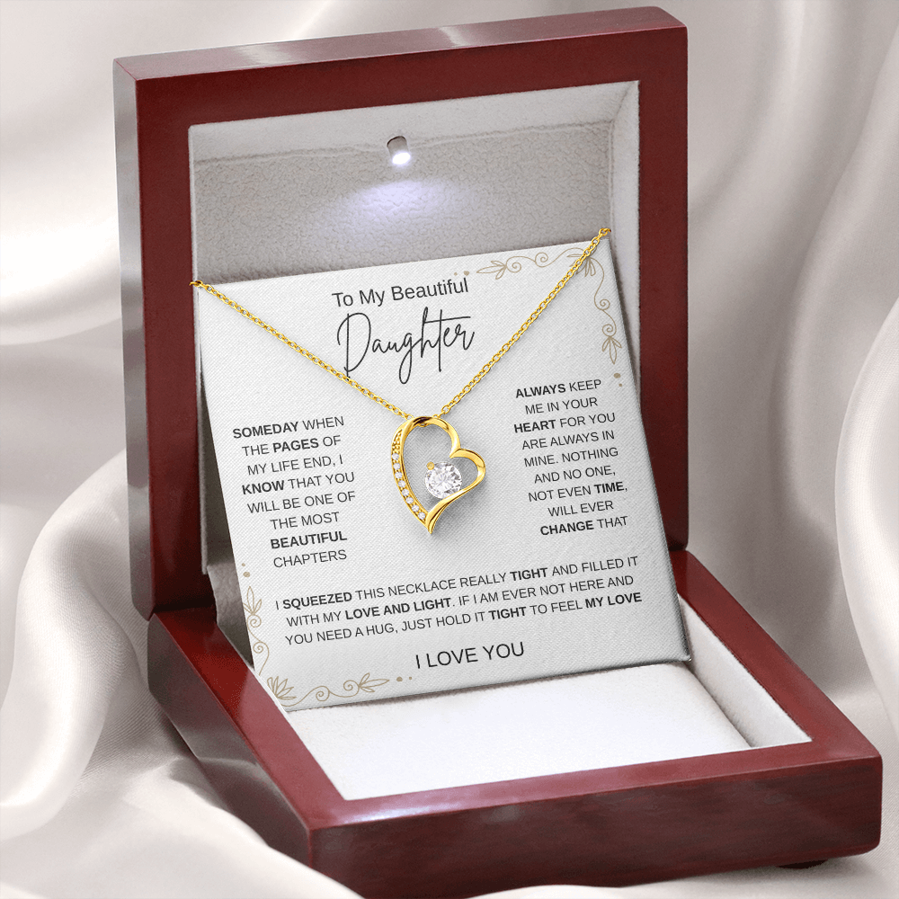 To My Daughter – Love You Forever Necklace
