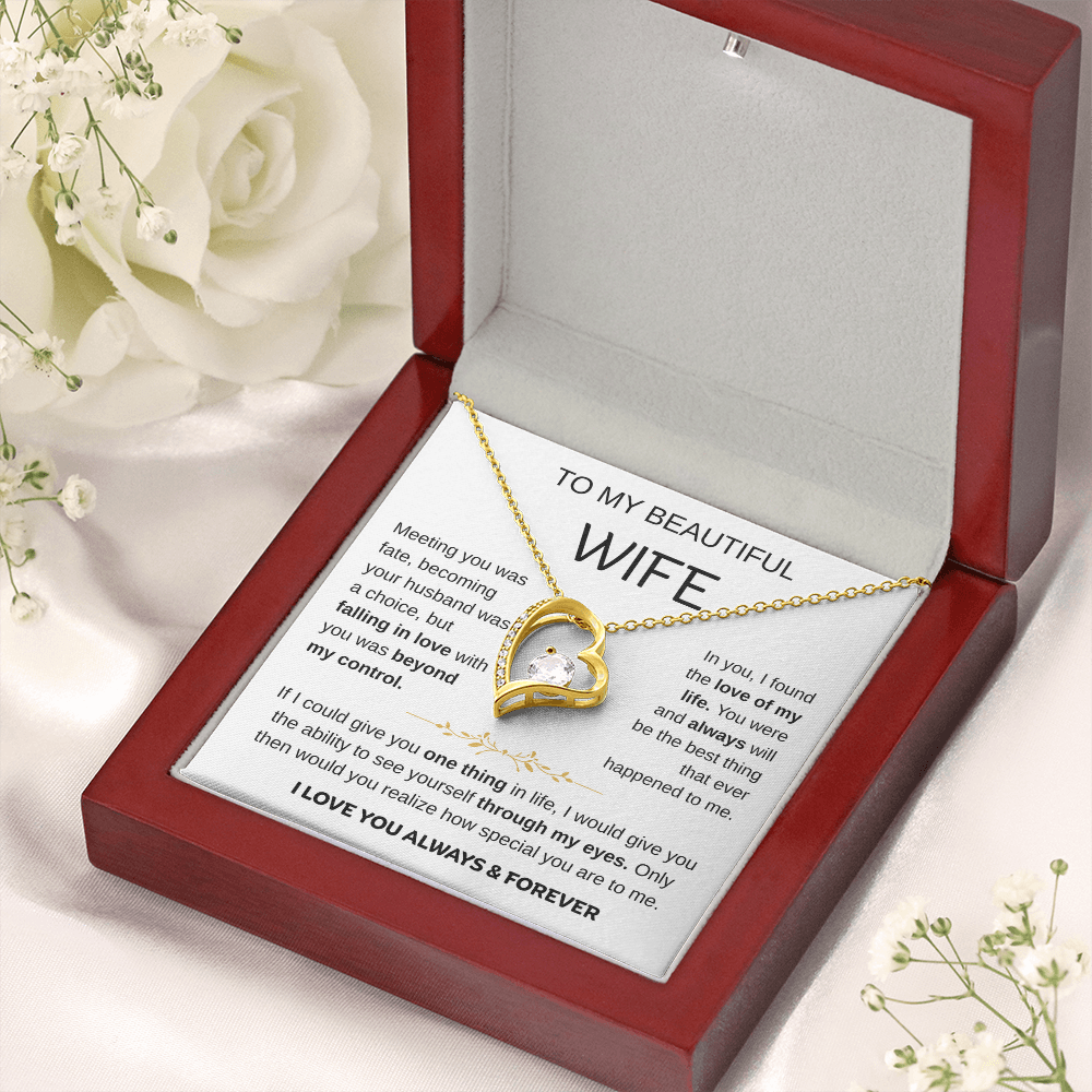 To My Wife – Love of My Life Necklace