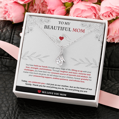 A Heartfelt Tribute to Mom’s Endless Love - Necklace For Mom😊