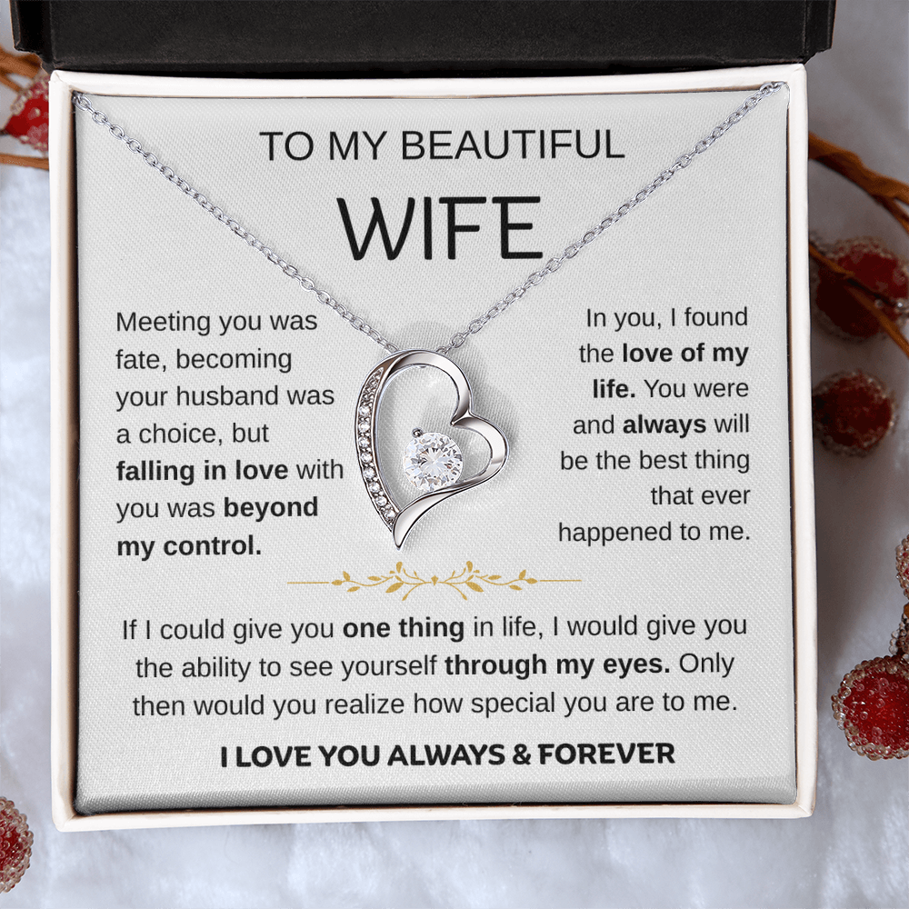 To My Wife – Love of My Life Necklace
