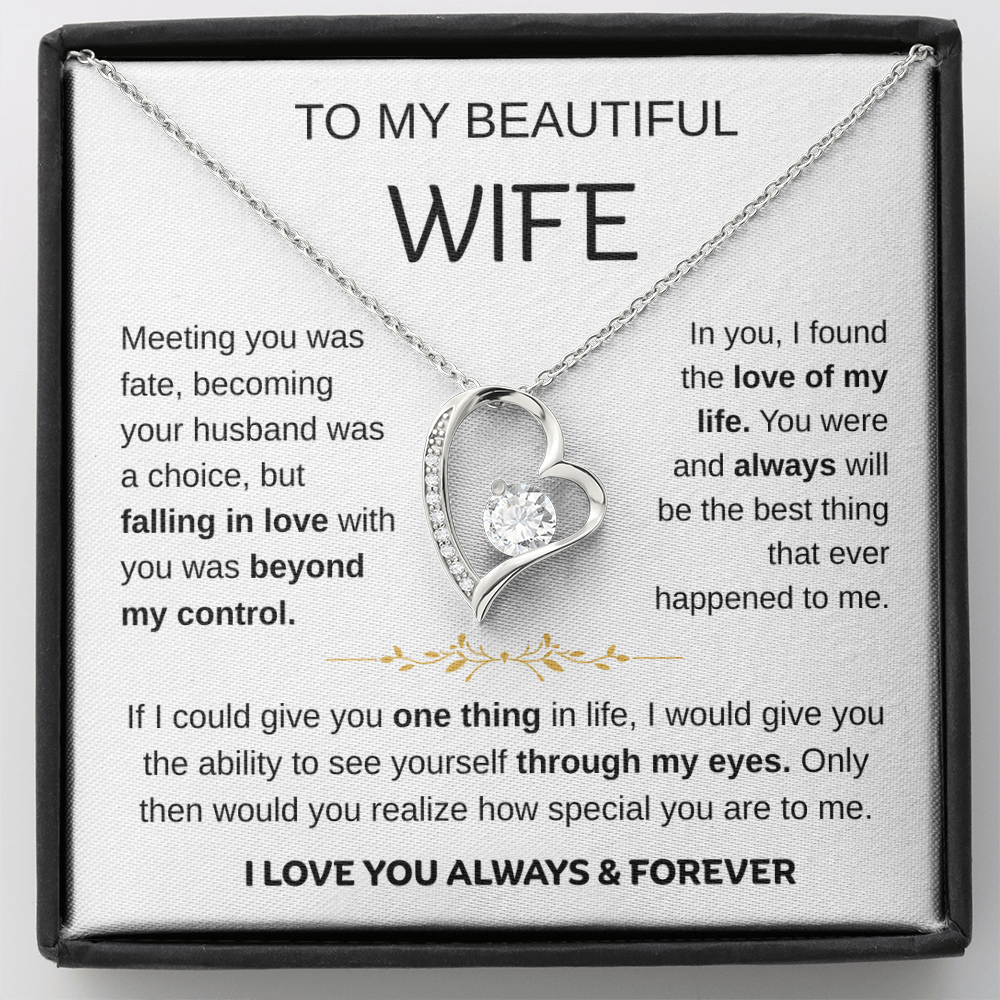 To My Wife – Love of My Life Necklace