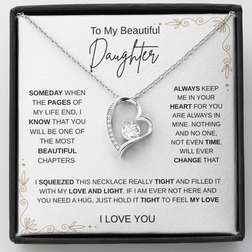 To My Daughter – Love You Forever Necklace