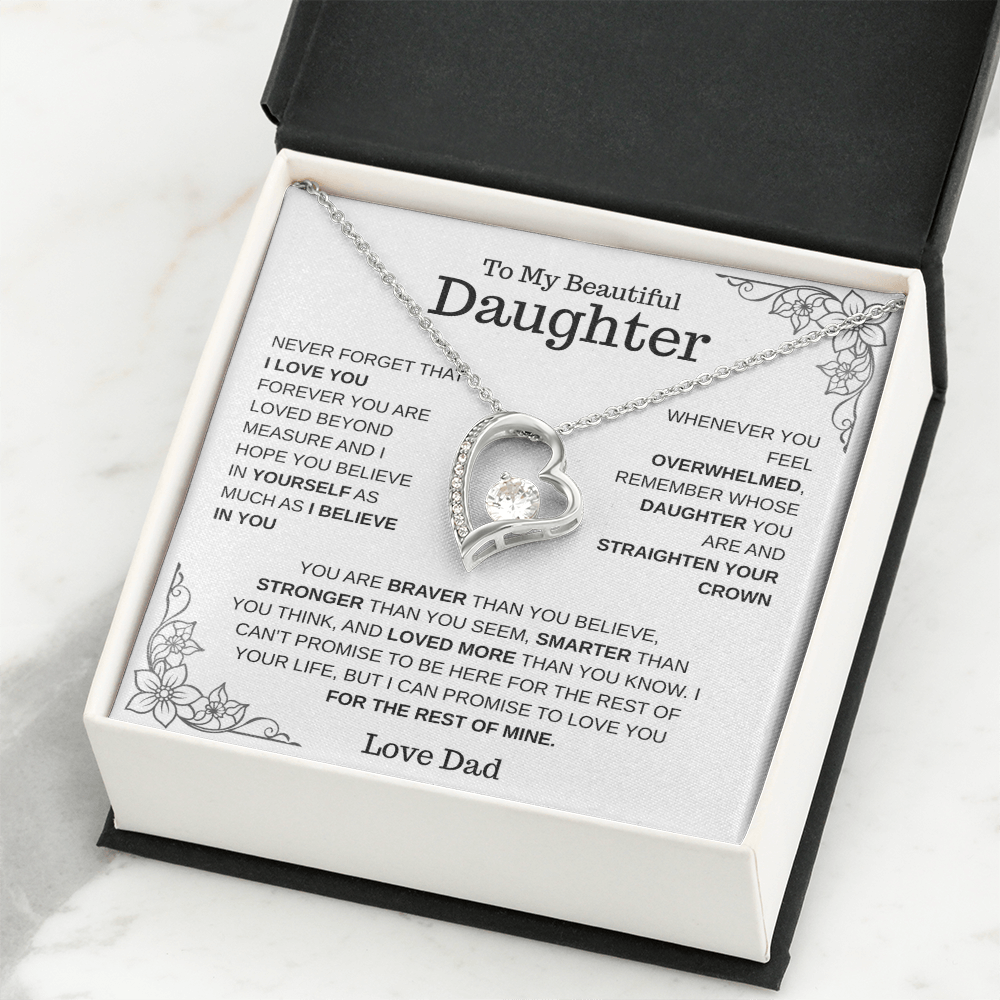 To My Daughter – Love You Forever Necklace
