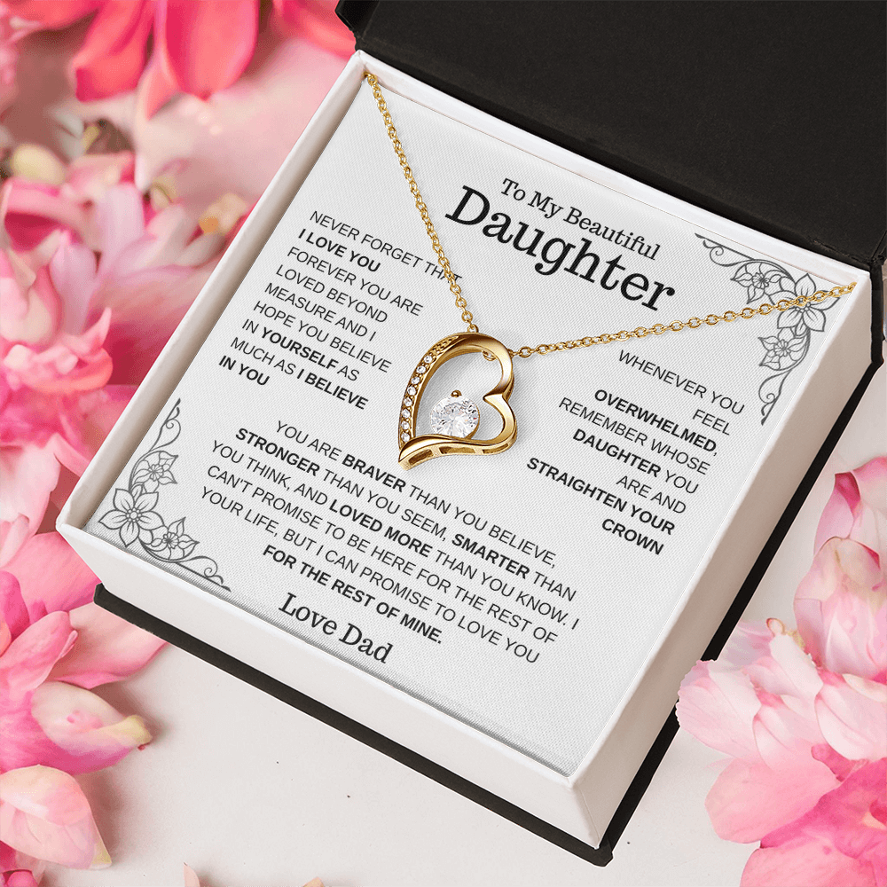To My Daughter – Love You Forever Necklace