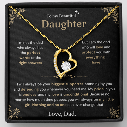 To My Daughter – A Heart of Love from Dad