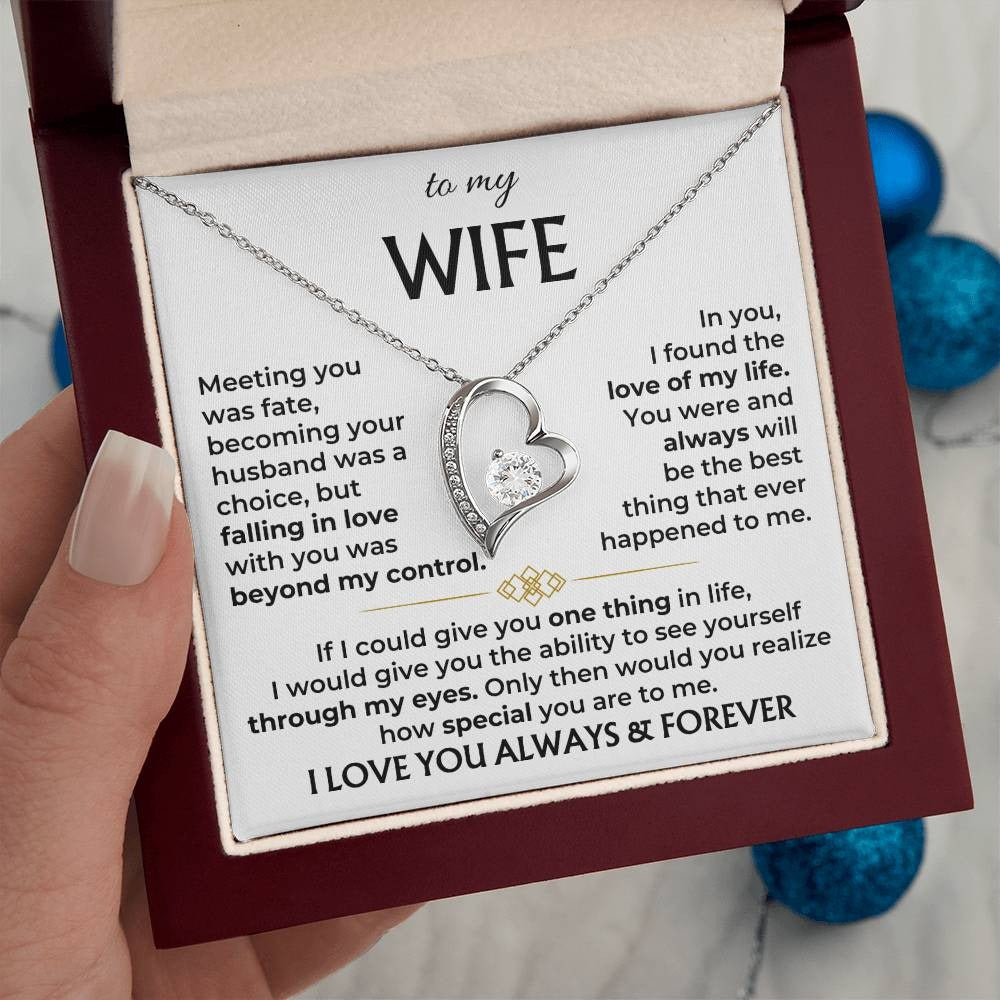 To My Wife – Love of My Life Necklace
