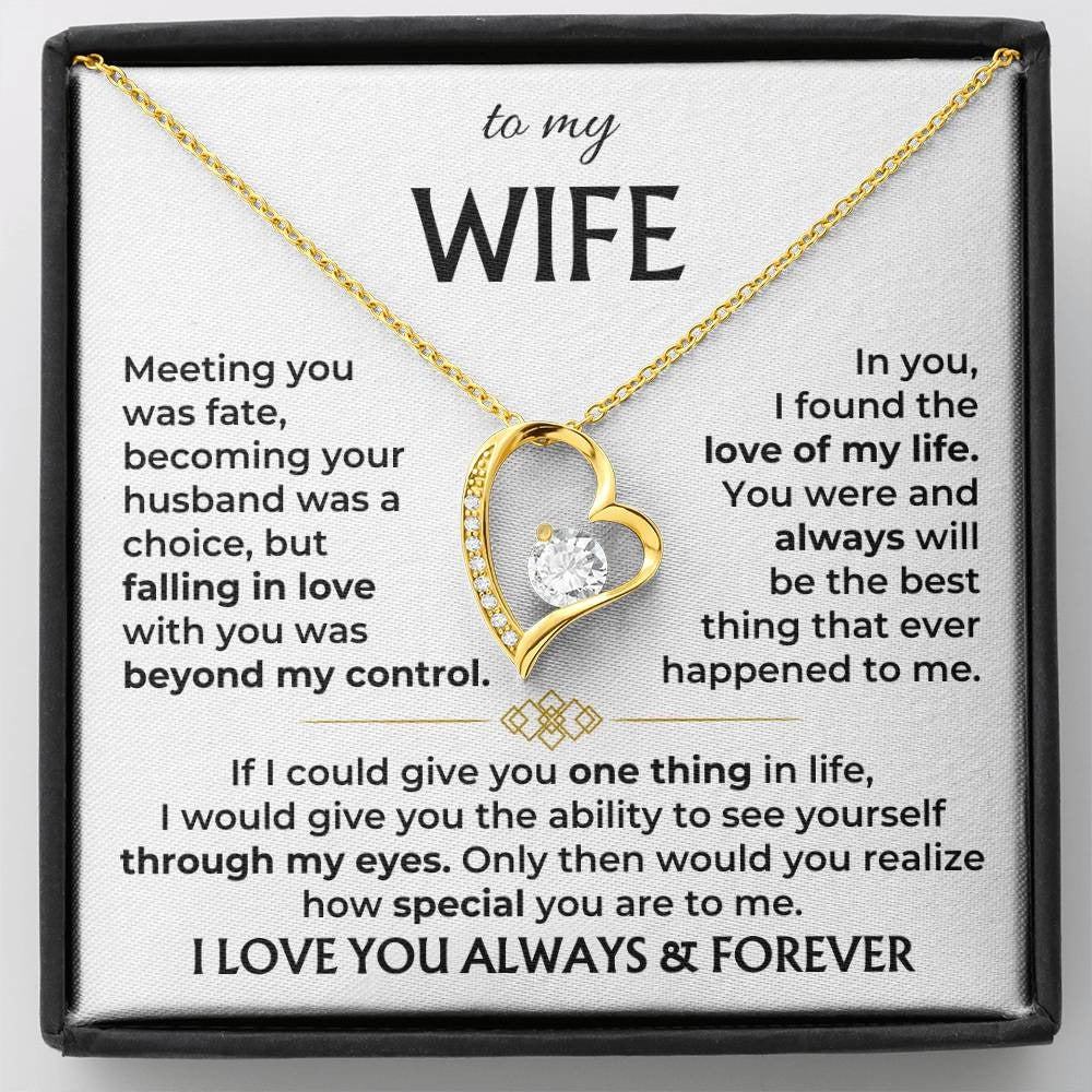 To My Wife – Love of My Life Necklace