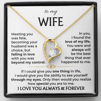 To My Wife – Love of My Life Necklace